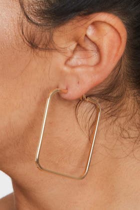 GOLD 3 Shape Earring Set
