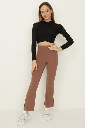 GIRLS FRAPPE FLARE TROUSERS