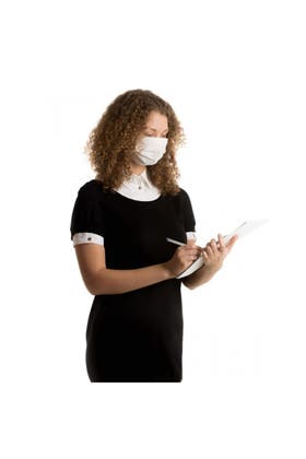 WHITE DISPOSABLE FACE MASK 50 PACK